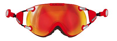 Превью Шлем горнолыжный Визор горнолыжный CASCO FX70 Carbonic Red/Orange (07.5078)